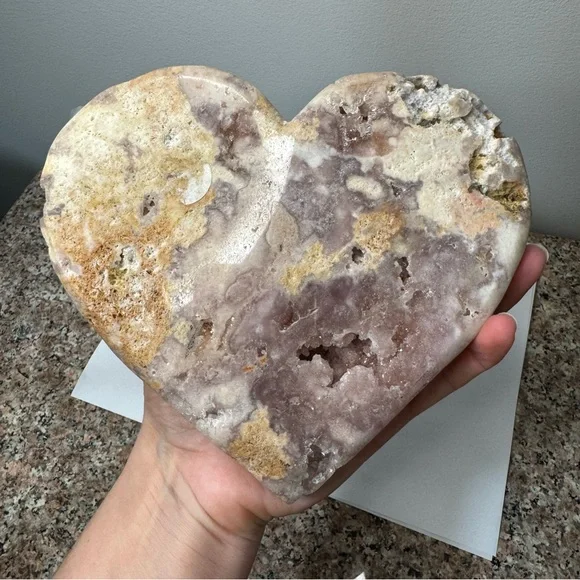 Pink Amethyst Heart